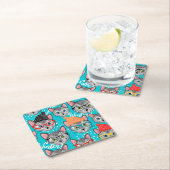 Kat in de hoed kartonnen onderzetters (Insitu)