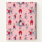 Kat In De Hoed | Met Kinderen Patroon Notitieboek (Achterkant)