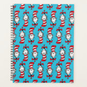 Kat in de hoed-patroon planner (Voorkant)