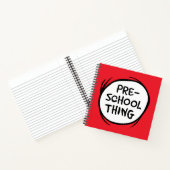 Kat in de hoed | Preschool Ding Notitieboek (Binnen)