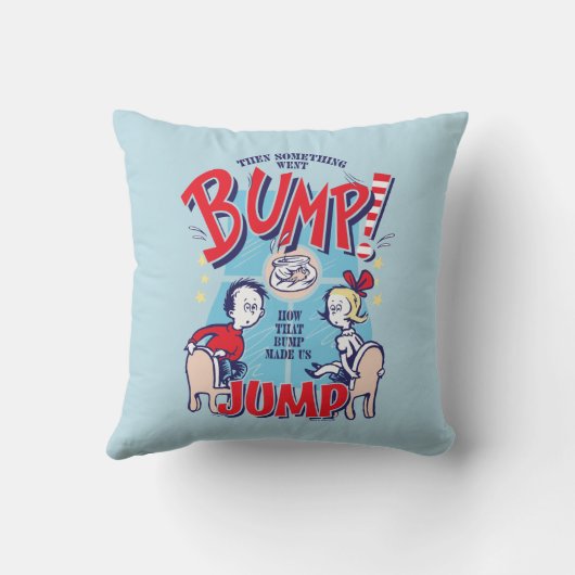 Kat in de hoed | Toen ging er iets Bump Kussen (Achterkant)