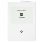 Kat in de lege Windows-kaart (Achterkant)