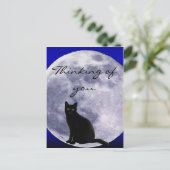Kat in de maan_ briefkaart (Staand voorkant)