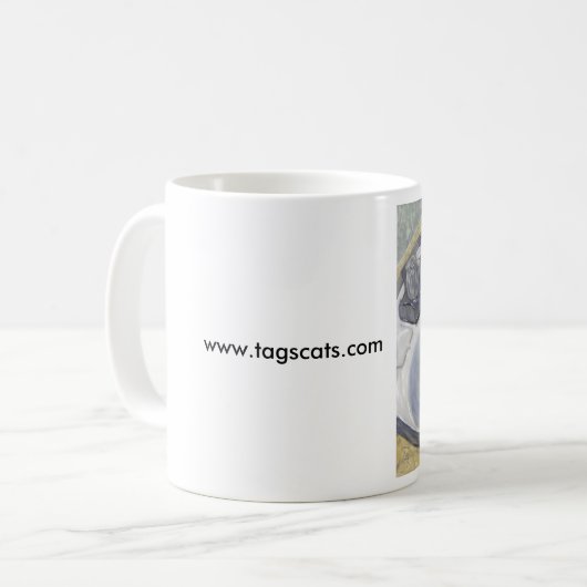 Kat in de mok Sink (Voorkant links)