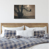 Kat in de Moonlight, Alexandre Steinlen Canvas Afdruk (Insitu (Slaapkamer))