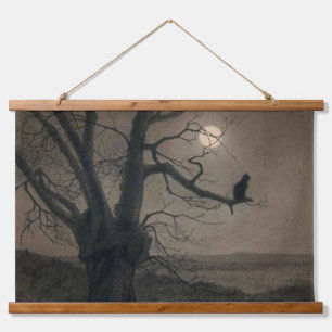 Kat in de Moonlight, Alexandre Steinlen Hangend Wandkleed