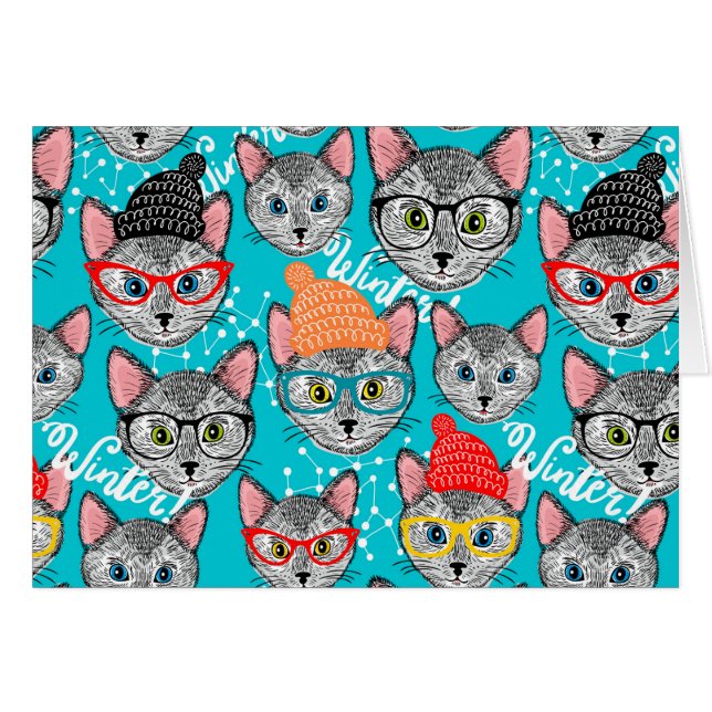 Kat in de pet (Voorkant Horizontaal)