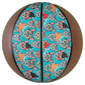 Kat in de pet basketbal (Verticaal)