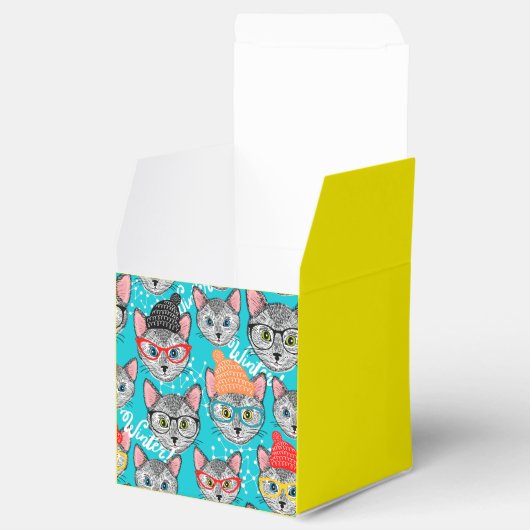 Kat in de pet bedankdoosjes (Geopend)