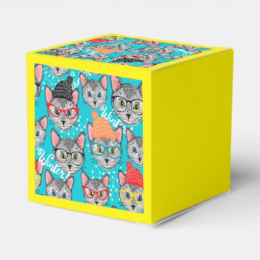 Kat in de pet bedankdoosjes (Achterkant)