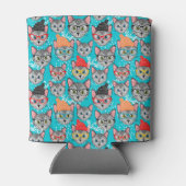 Kat in de pet blikjeskoeler (Achterkant)