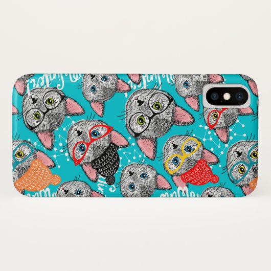 Kat in de pet Case-Mate iPhone case (Achterkant (horizontaal))