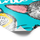 Kat in de pet foto afdruk (Hoek)