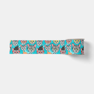 Kat in de pet grosgrain lint
