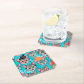 Kat in de pet kartonnen onderzetters (Insitu)