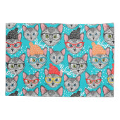 Kat in de pet kussensloop (Achterkant)