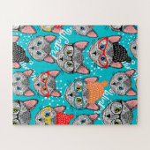 Kat in de pet legpuzzel (Horizontaal)
