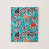 Kat in de pet legpuzzel (Verticaal)