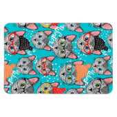 Kat in de pet magneet (Horizontaal)