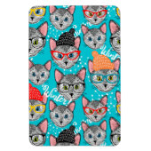 Kat in de pet magneet (Verticaal)