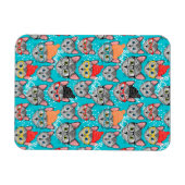 Kat in de pet magneet (Horizontaal)