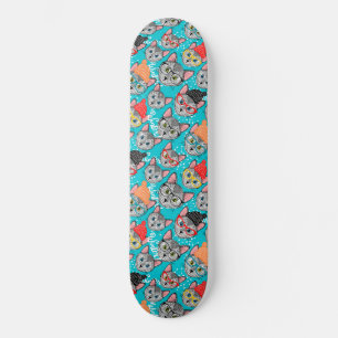 Kat in de pet persoonlijk skateboard