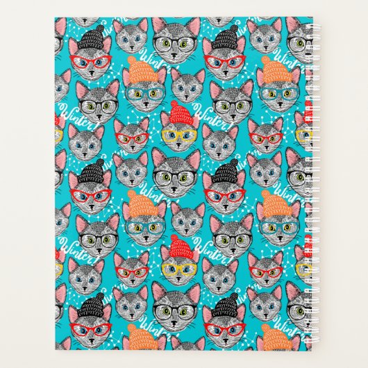 Kat in de pet planner (Achterkant)