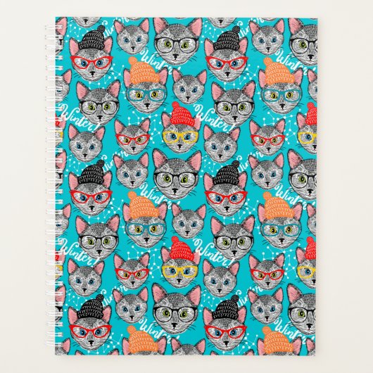 Kat in de pet planner (Voorkant)