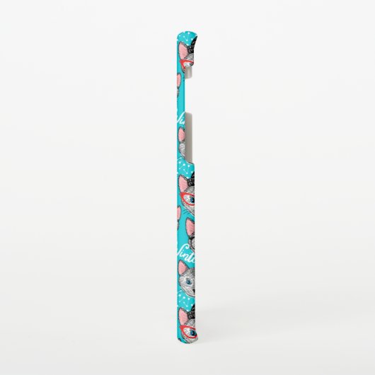 Kat in de pet samsung galaxy hoesje (Linkerkant)