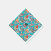 Kat in de pet servet (Hoek)