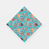 Kat in de pet servet (Hoek)