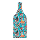 Kat in de pet snijplank (Voorkant)