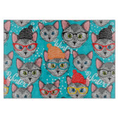 Kat in de pet snijplank (Voorkant)