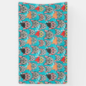 Kat in de pet spandoek (Verticaal)