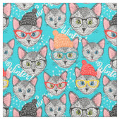 Kat in de pet stof (Close Up)