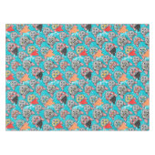 Kat in de pet tafelkleed (Voorkant (Horizontaal))