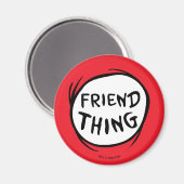 Kat in de Pet | Thing 1 Thing 2 - Friend Thding Magneet (Voorkant / Achterkant)