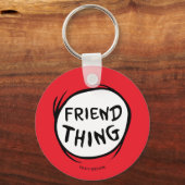 Kat in de Pet | Thing 1 Thing 2 - Friend Thding Sleutelhanger (Achterkant)