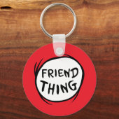 Kat in de Pet | Thing 1 Thing 2 - Friend Thding Sleutelhanger (Voorkant)