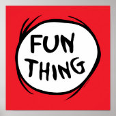 Kat in de Pet | Thing 1 Thing 2 - Fun Thding Poster (Voorkant)