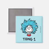Kat in de Pet | Thing 1 Thing 2 - Thing 1 Magneet (Voorkant / Achterkant)