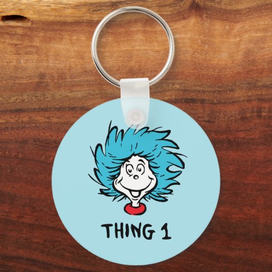 Kat in de Pet | Thing 1 Thing 2 - Thing 1 Sleutelhanger (Voorkant)