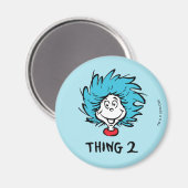 Kat in de Pet | Thing 1 Thing 2 - Thing 2 Magneet (Voorkant / Achterkant)