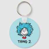 Kat in de Pet | Thing 1 Thing 2 - Thing 2 Sleutelhanger (Voorkant)