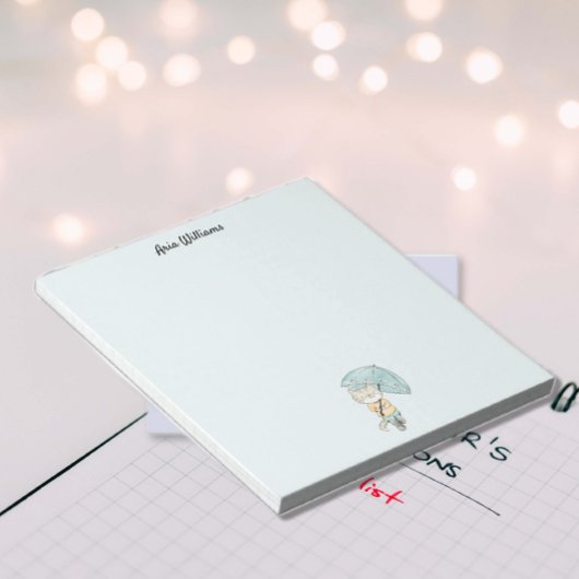 Kat in de regen Stationery Notitieblok