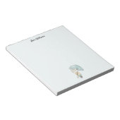 Kat in de regen Stationery Notitieblok (Schuin)