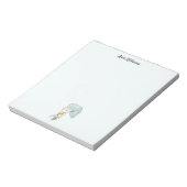 Kat in de regen Stationery Notitieblok (Linkerzijde)