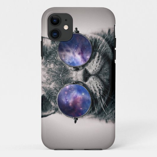 Kat in de ruimte Case-Mate iPhone case (Achterkant)