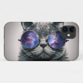 Kat in de ruimte Case-Mate iPhone case (Achterkant (horizontaal))