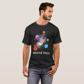 Kat In De Ruimte Meowter Ruimte T-shirt (Voorkant volledig)